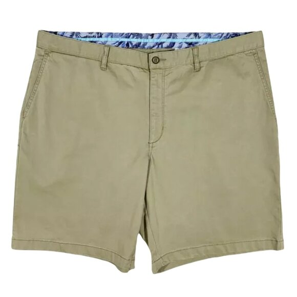 Tommy Bahama Other - Tommy Bahama Mens Big & Tall 50RG Khaki Stretch 10” Boracay Chino Shorts 50 Big